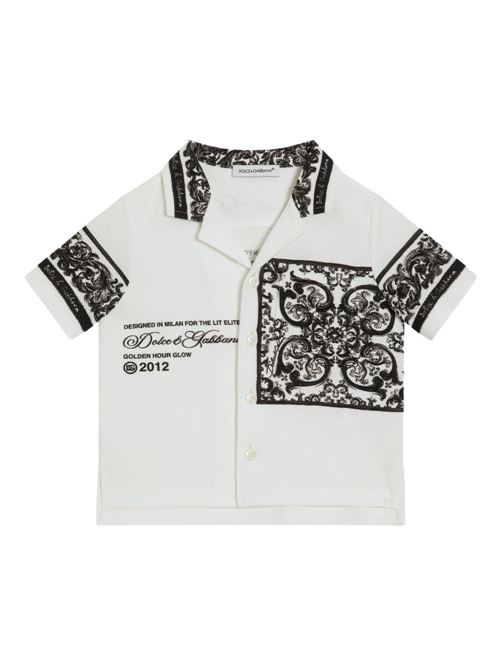 Camicia bambino maniche corte Dolce & Gabbana Kids | L1JS48II7HNHX5DQ